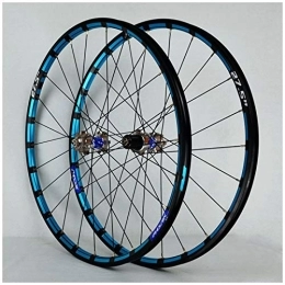 VPPV Mountain Bike Wheel VPPV Mountain Bike Wheels 27.5 Inch, Aluminum Alloy Quick Release Hybrid / MTB Rim 24 Hole Disc Brake 11 Speed (Color : Silver, Size : 27.5inch)