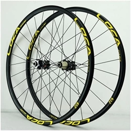 VPPV Spares VPPV Mountain Bike Wheelset 26 27.5 29 Inch, Double Wall Aluminum Alloy Road Bicycle Wheels Sealed Bearing 24 Hole for 7 / 8 / 9 / 10 / 11 Speed (Size : 29 er)