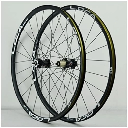 VPPV Mountain Bike Wheel VPPV Mountain Bike Wheelset 26 Inch Double Wall Aluminum Alloy 27.5 29 ER Road Bicycle Wheels Sealed Bearing for 7 / 8 / 9 / 10 / 11 Speed 24 Hole (Size : 29 er)