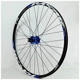 VPPV Spares VPPV MTB Bike Rear Wheel 26 / 27.5 / 29 Inch, Double Wall Aluminum Alloy 4 Bearing Disc Brake 32H Mountain Racing Cycling Hub Freewheel (Color : Blue, Size : 29 inch)