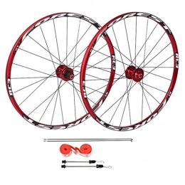 VPPV Mountain Bike Wheel VPPV MTB Bike Wheelset 26 Inch / 27.5 Inch, Double Wall Aluminum Alloy Disc Brake Mountain Bikes For 7 / 8 / 9 / 10 / 11 Speed (Size : 26in)