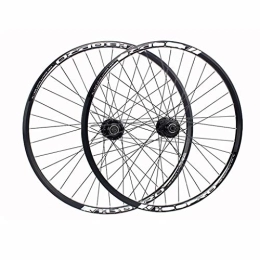 VPPV Spares VPPV MTB Bike Wheelset 26 Inch Double Wall Aluminum Alloy Disc Brake 27.5 Inch Cycling Wheels Hybrid / Mountain for 7 / 8 / 9 / 10 Speed (Color : A, Size : 27.5inch)