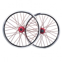 VPPV Mountain Bike Wheel VPPV MTB Bike Wheelset 26 Inch, Double Wall Aluminum Alloy Sealed Bearings Disc Brake / V Brake 32 Hole 7 / 8 / 9 / 10 Speed Cycling Wheel (Color : Red)