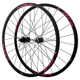 VPPV Mountain Bike Wheel VPPV MTB Wheelset 26 / 27.5 / 29 Inch, Double Wall Aluminum Alloy Disc Brake 24 Hole 700C Hybrid / Mountain Rim 8-12 Speed (Size : 26inch)