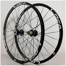 VPPV Mountain Bike Wheel VPPV Racing Bike Wheelset 26 Inch, Double Wall Aluminum 27.5 In MTB Cycling Wheels Disc Brake 24 Hole 7 / 8 / 9 / 10 / 11wheel (Size : 26inch)