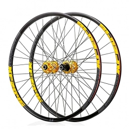 VTDOUQ Spares VTDOUQ MTB bicycle wheel bicycle wheel set 26 27.5 29 inch double-walled light alloy rim 18.5 mm cassette hub sealed bearing disc brake QR 7-11 speed 1920g 32H