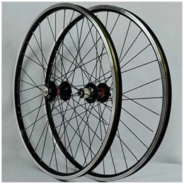 VTDOUQ Spares VTDOUQ MTB bike front wheel rear wheel for 26 inch bicycle wheel set double layer aluminum rim 6 sealed bearing washer / rim brake QR 7-11 speed 32H