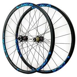 WAMBAS Spares WAMBAS MTB Front + Rear Wheel 26 / 27.5 / 29 Inch Mountain Bike Wheelset Thru Axle 8 9 10 11 12 Speed Ultralight Aluminum Alloy 24 Holes (Color : B, Size : 27.5in)