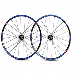 WangT Mountain Bike Wheel WANGT Mountain Bike Wheelset, 26 27.5 in Bicycle Wheelset High Performance Sealed Lightweight Alloy Construction Easy To Install, B, 26