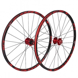 WangT Mountain Bike Wheel WANGT Mountain Bike Wheelset, 26 / 27.5 Inches Aluminum Alloy The Bicycle Wheelset Front 2 Rear 5 Bearing 7 / 8 / 9 / 10 / 11 Speed Flywheels, D, 26