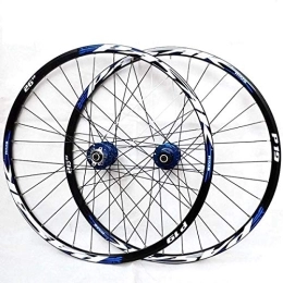 WYJW Spares Wheels 26 / 27.5 / 29In Bicycle Wheelset Hybrid Mountain Bike Wheels Double Wall MTB Rim Disc Brake Ultralight Carbon Fiber Quick Release 32H 7-11 Speed Bicycle Hub Dynamo (Color:26)