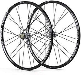 WYJW Spares Wheels 27.5 inch bicycle wheelset, ultralight rim double-walled aluminum alloy cycling wheels disc brake Fast release mountain bike rims 8-11 speed (Color:Silver)