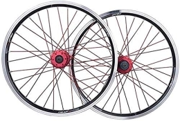 WYJW Mountain Bike Wheel Wheels Bike Wheelset, 26 inch Mountain Bike Wheel(front + rear) double-walled aluminum Brake Wheel Set Quick Release Palin Bearing 7, 8, 9, 10 Speed (Color:Black)