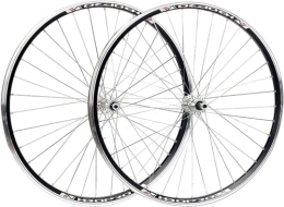 HAENJA Spares Wheels Mountain Bike Wheelset 26 '' Bicycle Rim V Brake MTB Wheels Bolt On Solid Shaft Hub (Color: Black, Size: 20inch) Wheelsets (Color : Schwarz, Size : 20inch)