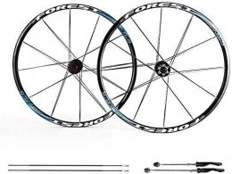 BUYAOBIAOXL Spares Wheels Mountain Bike Wheelset 26 Inch Bike Wheelset, MTB Cycling Wheels 27.5 Inch Mountain Bike Disc Brake Wheel Set Quick Release 5 Palin Bearing 8 9 10 Speed 100mm ( Color : #3 , Size : 26inch )