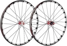 HAENJA Spares Wheels Mountain Bike Wheelset Bicycle Rim V Brake MTB Wheels Bolt On Solid Shaft Hub (Color: Black 1pc Wheelsets