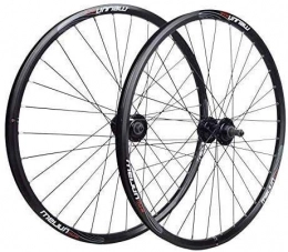 BUYAOBIAOXL Spares Wheels Mountain Bike Wheelset Bicycle wheelset 26 / 20 inches, bicycle wheel double-walled alloy wheel V brake / disc brake front and rear wheels 32 holes Fast release 7 / 8 / 9 / 10 Gesch ( Color : 20in )