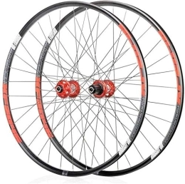 BUYAOBIAOXL Mountain Bike Wheel Wheels Mountain Bike Wheelset Bike REAR Wheel 26" 27.5" 29" Mag Alloy Wheelset V- Brake / Disc Rim Brake 8, 9, 10, 11, Speed Sealed Bearings Hub Quick Release 32 Hole ( Color : Red , Size : 26inch )