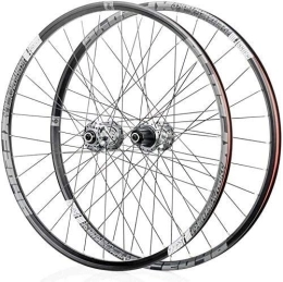 LIUSHENGFUBH Spares Wheels Rear Wheel Mountain bike wheels, bike wheelset 26 / 29 / 27.5 inches front rear wheelset double-walled rim quick release disc brake 32 holes 4 Palin 8-11 speed ( Color : Gray , Size : 27.5in )
