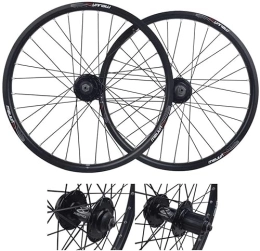 Samnuerly Spares Wheelset 20inch Bicycle Wheelset, Double Wall MTB Rim Outdoor Quick Release V-Brake Hybrid / Mountain Bike Hole Disc 7 8 9 10 Speed road Wheel