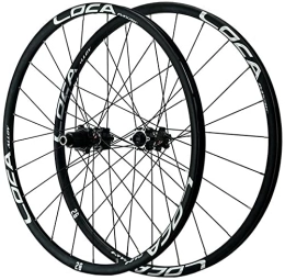 SJHFG Spares Wheelset 26 / 27.5 / 29" Bike Front and Rear Wheelsets, 24 Holes MTB Ultralight Aluminum Alloy Wheels Thru Axle Disc Brakes Rim 12 Speed road Wheel (Color : Silver, Size : 29")