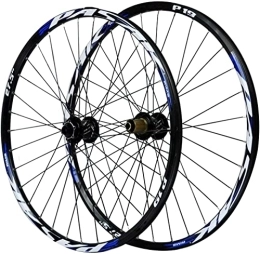 HCZS Spares Wheelset 26 / 27.5 / 29'' Cycling Wheelsets, Aluminum Alloy Double Wall MTB Rim Disc Brakes 12 / 15MM Barrel Shaft Rear Front and Rear Wheels road Wheel