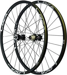 SJHFG Spares Wheelset 26 / 27.5 / 29 Inch Bike Wheelset, Quick Release Aluminum alloy Rim Wheels Mountain Bike Straight Pull 4 Bearing Disc Brake Wheel road Wheel (Color : Black, Size : 26inch)
