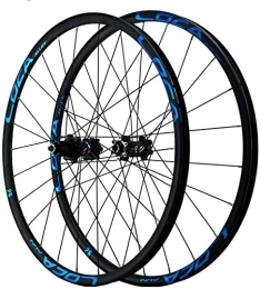 Amdieu Mountain Bike Wheel Wheelset 26 / 27.5 / 29 Inch Cycling Wheels, 24 Holes Aluminum Alloy Quick Release Six Nails Disc Brake 5-Claw Tower Base Mountain Bike Wheel Set road Wheel (Color : Blue, Size : 27.5 Inch)