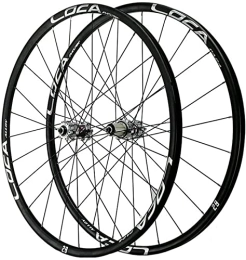 HCZS Mountain Bike Wheel Wheelset 26 / 27.5 / 29 Inch Quick Release Bike Wheelset, Ultralight Aluminum Alloy Wheels Disc Brake MTB Rim 24 Holes for 8 9 10 11 12 Speed road Wheel