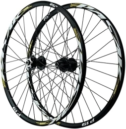 SJHFG Mountain Bike Wheel Wheelset 26"27.5"29" Mountain Bike Wheelset, Disc Brake QR MTB Bicycle Rim Front Rear Wheel 32 Holes Hub for 7 / 8 / 9 / 10 / 11 / 12 Speed Cassette road Wheel (Color : Gold a, Size : 29inch)
