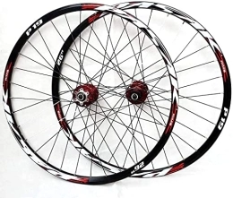 HCZS Spares Wheelset 26 / 27.5 / 29In Bicycle Wheel, Mountain Bike Wheelset Double Walled Aluminum Alloy MTB Rim Fast Release Disc Brake 32H 7-11 Speed road Wheel