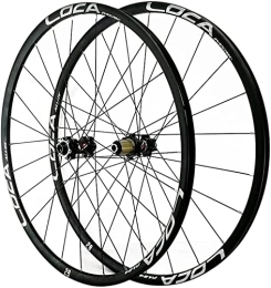 SJHFG Mountain Bike Wheel Wheelset 26 / 27.5 / 29in Bicycle Wheelset, 24H Thru Axle Ultralight Aluminum MTB Rim Disc Brake Mountain Bike Wheels for 8 9 10 11 12 Speed road Wheel (Color : Silver-1, Size : 29")
