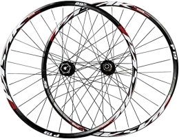 HCZS Spares Wheelset 26 / 27.5 / 29in Bicycle Wheelset, Aluminum Alloy Front 2 Rear 4 Bearings 12 / 15MM Barrel Shaft Disc Brake MTB Bike Cycling Wheels road Wheel