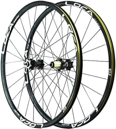 HCZS Spares Wheelset 26 27.5 29In Bicycle Wheelset, MTB Double Wall Cycling Wheels Quick Release Sealed Bearings Hub 24 Hole Disc Brake 8 9 10 11 12 Speed road Wheel
