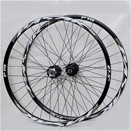 SJHFG Mountain Bike Wheel Wheelset 26 27.5 29in Bike Wheelset, Quick Release Front 2 Rear 4 Palin Bearing 32H 7 / 8 / 9 / 10 / 11 Speed Cycling Mountain Disc Brake Wheel Set road Wheel (Color : D, Size : 26inch)