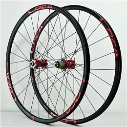 HCZS Spares Wheelset 26 / 27.5 / 29Inch Bicycle Wheelset, Disc Brake 6 Pawl Double Wall Alloy Rim QR 8-12 Speed with Straight Pull Hub 24 Holes MTB Bike Wheel road Wheel