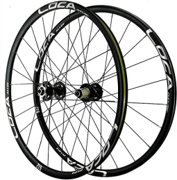 SJHFG Spares Wheelset 26 / 27.5 / 29inch Double Wall MTB Rim, 4 Peilin Bearing Quick Release Bike Wheelset six nails Disc Brake Mountain Cycling Wheels road Wheel (Color : Black, Size : 26inch)