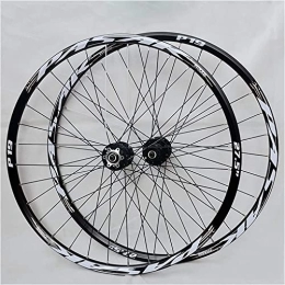 HCZS Spares Wheelset 26 / 27.5 / 29inch MTB Bike Wheel, Double Wall Disc Brake 7 / 8 / 9 / 10 / 11 Speed Quick Release Hollow Hub Front Rear Wheel Set road Wheel