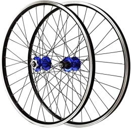 HCZS Mountain Bike Wheel Wheelset 26 / 27.5 / 29Inch MTB Bike Wheelset, Disc / V- Brake Bicycle Alloy Rim QR Cassette Hub for 7 8 9 10 11 Speed Sealed Bearing 32 Spoke road Wheel