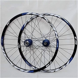 HCZS Mountain Bike Wheel Wheelset 26 / 27.5 / 29inch MTB Front Rear Wheel Set, Quick Release 32H Double Wall Wheel Disc Brake 7 / 8 / 9 / 10 / 11 Speed Hollow Hub road Wheel