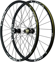 SJHFG Spares Wheelset 26 / 27.5'' Cycling Wheelsets, Disc Brake 24 Holes Front 2 Rear 4 Bearings Quick Release MTB Rim Straight Pull 8-12 speed Wheels road Wheel (Color : Black, Size : 26inch)