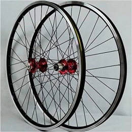 Samnuerly Spares Wheelset 26 Inch Front and Rear Wheel, Disc / V Brake Quick Release Alloy Rim Front 2 Rear 4 7-11Speed QR Mountain Bike Wheel road Wheel