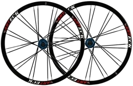HCZS Spares Wheelset 26Inch Bicycle Wheelset, Disc Brake Double Wall Alloy Rim MTB QR 7 / 8 / 9 / 10 Speed 24H Sealed Bearing MTB Bike Wheels road Wheel