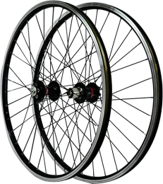 HCZS Spares Wheelset 26inch Mountain Bike Disc Brake Wheel, Front 2 Rear 4 Bearing Hub Disc V Brake Double-Layer High-Strength Aluminum Alloy Rim road Wheel