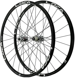 SJHFG Spares Wheelset Bicycle Wheel Set 26" / 27.5" / 29inch, Double Wall Rims Disc Brake 8 9 10 11 12 Speed Cassette QR Wheel 24H for Mountain Bike road Wheel (Color : Silver-B, Size : 27.5inch)