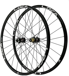 SJHFG Spares Wheelset Bicycle Wheelset 26" 27.5" 29", Mountain Road Bike Wheels 700C Thru Axle Ultralight Front Rear Wheelset Rim Disc Brake 8-12 Speed road Wheel (Color : Black Hub, Size : 700c)