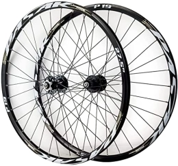 HCZS Mountain Bike Wheel Wheelset Bicycle Wheelset 26 / 27.5 / 29In, 32H MTB Double Wall Alloy Rims Disc Brake QR Cassette Fiywheel Hubs Sealed Bearing 7-11 Speed road Wheel