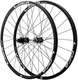 SJHFG Spares Wheelset Bike Wheelset 26 / 27.5 / 29In, Ultralight Aluminum Rim 24 Holes Disc Brake MTB Wheels Quick Release 12 Speed Micro Spline Flywheel road Wheel (Color : Silver, Size : 26")