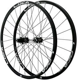 Amdieu Mountain Bike Wheel Wheelset Mountain Bike Quick Release Wheel Set, 26 / 27.5 / 29 Inch Straight Pull Disc Brake Wheel Aluminum alloy Rim Small Spline 12 Speed road Wheel (Color : Black, Size : 26inch)