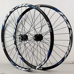 SJHFG Mountain Bike Wheel Wheelset Mountain Bike Wheelset, 26 / 27.5 / 29In Disc Brake Quick Release Cycling Wheels MTB Rim 32H Hub for 7 / 8 / 9 / 10 / 11 / 12 Speed Cassette road Wheel (Color : Blue, Size : 26inch)